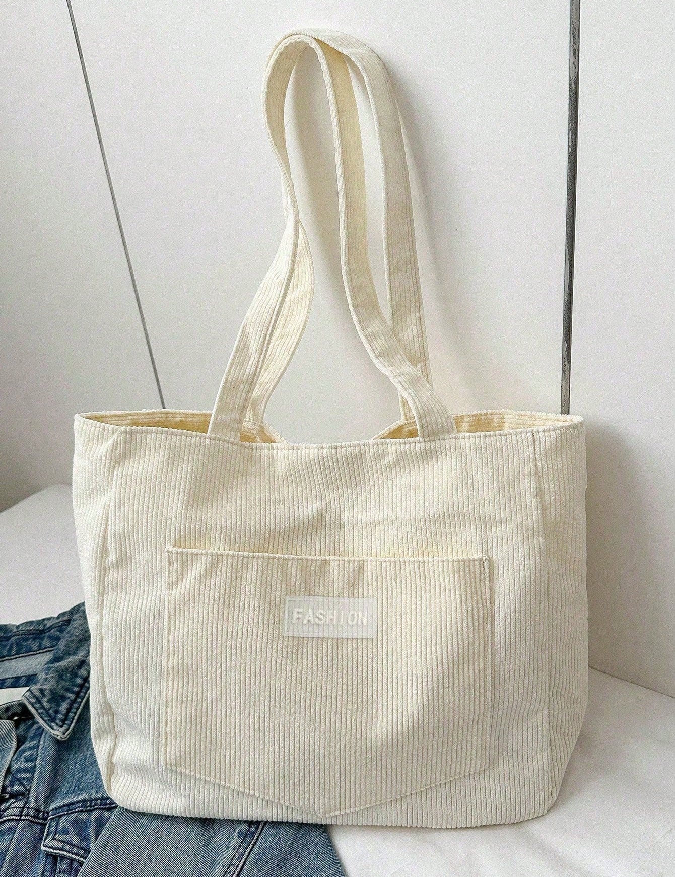 Corduroy Shopper Bag - Nora