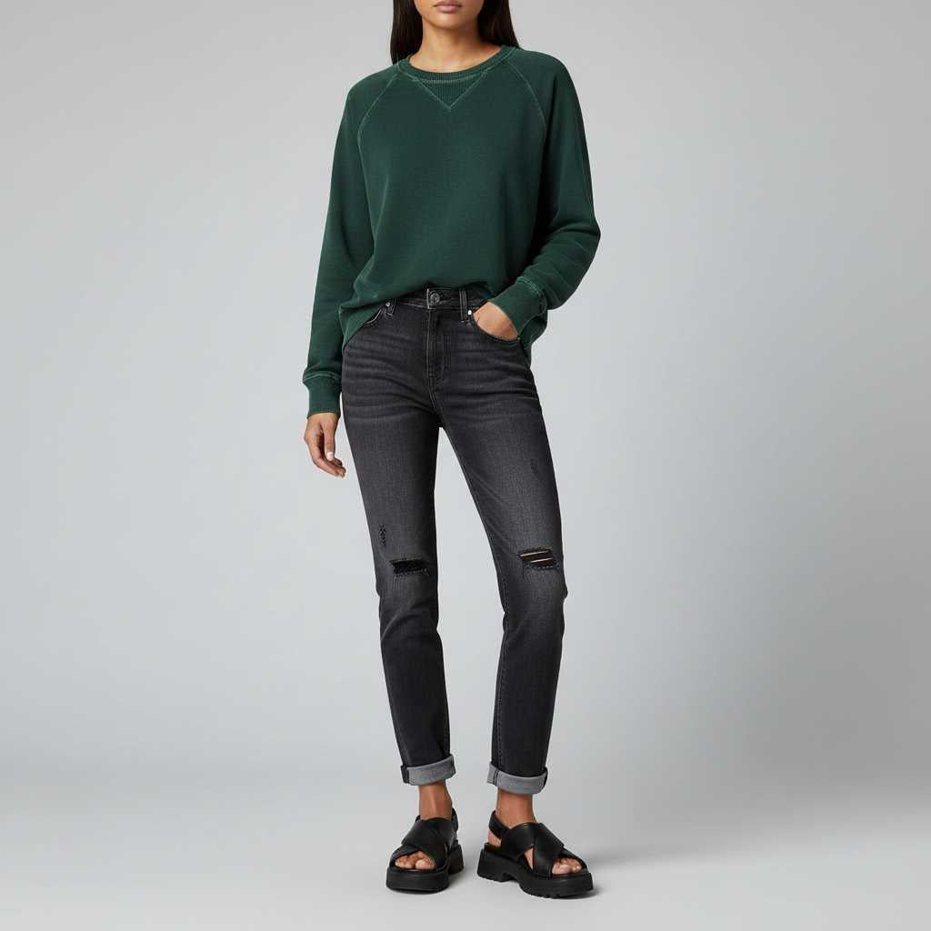 Cozy Pullover Sweater with Pocket | Women's Sweater