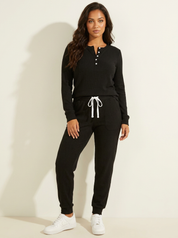 Cozy Ribbed Lounge Set - Willow