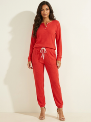 Cozy Ribbed Lounge Set - Willow