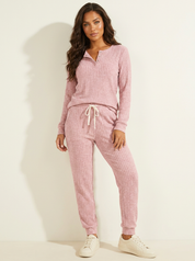 Cozy Ribbed Lounge Set - Willow