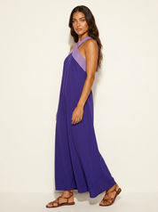 Cross-Neck Maxi Dress - Isabella