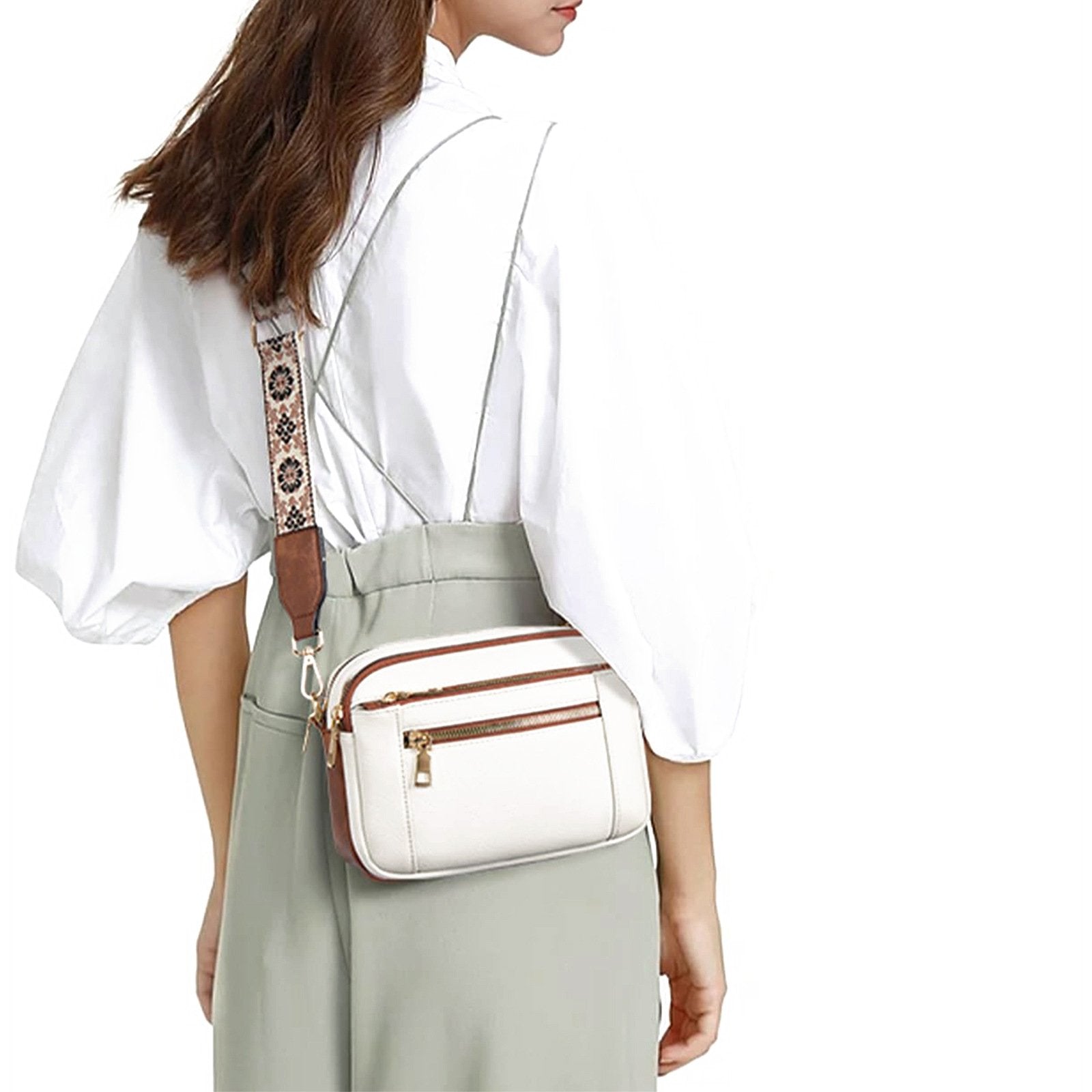 Crossbody bag with decorative strap - Olivia