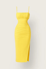Cut-Out Midi Dress with Open Back - Luna