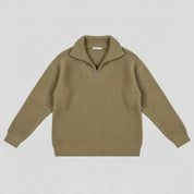 Dafina V-Neck Sweater with Zipper | Women's Sweater
