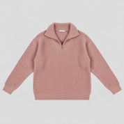 Dafina V-Neck Sweater with Zipper | Women's Sweater