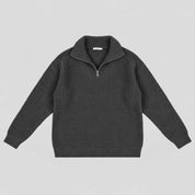 Dafina V-Neck Sweater with Zipper | Women's Sweater