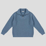 Dafina V-Neck Sweater with Zipper | Women's Sweater