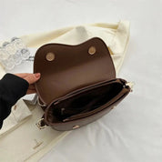 Elegant Half-Moon Crossbody Bag - Sofia