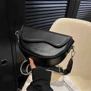 Elegant Half-Moon Crossbody Bag - Sofia