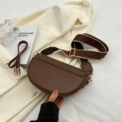 Elegant Half-Moon Crossbody Bag - Sofia