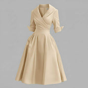 Elegant Midi Dress | Women's Formal Dress