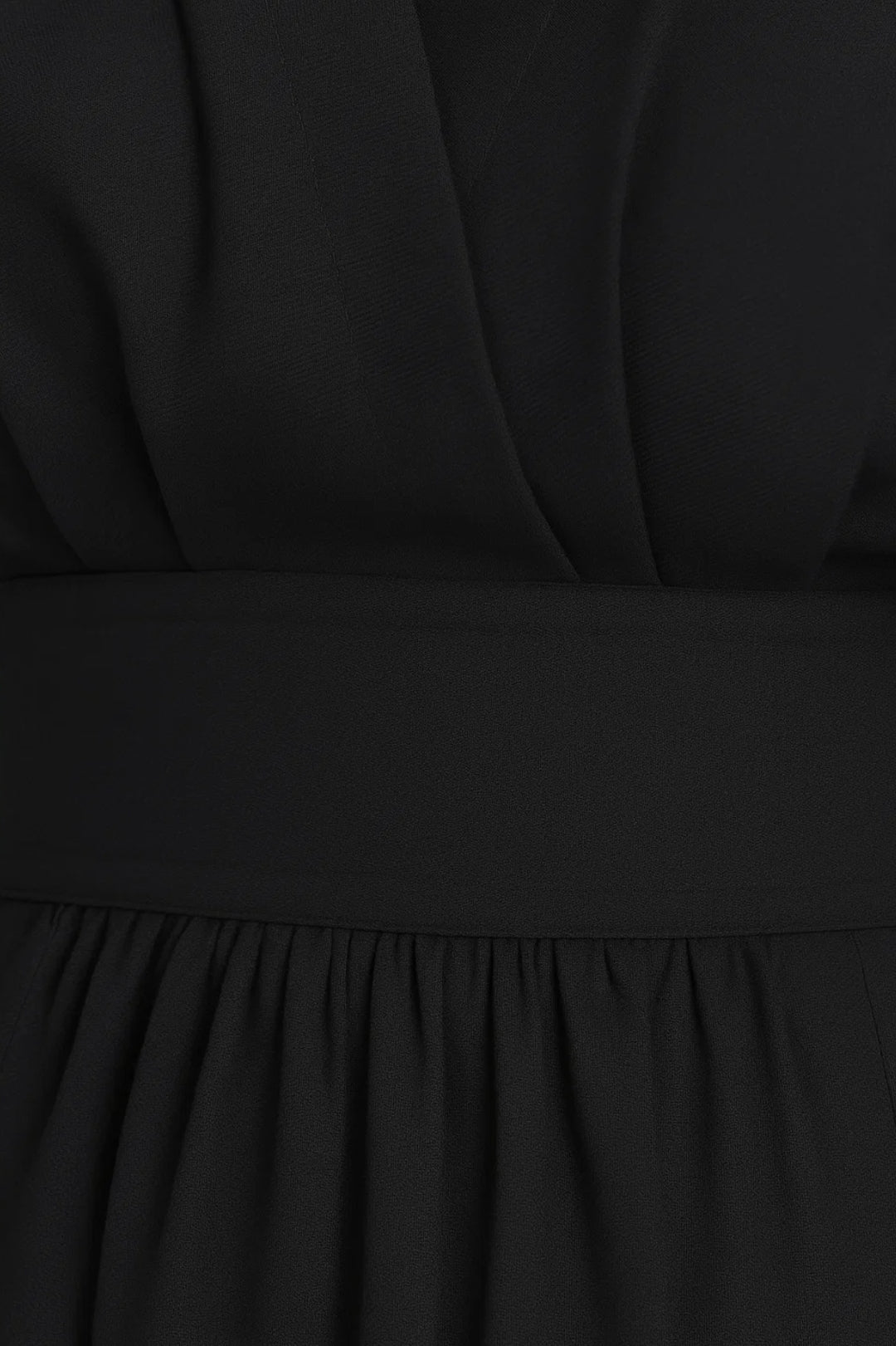 Elegant Midi Dress with Tie Waist - Amélie