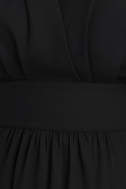 Elegant Midi Dress with Tie Waist - Amélie