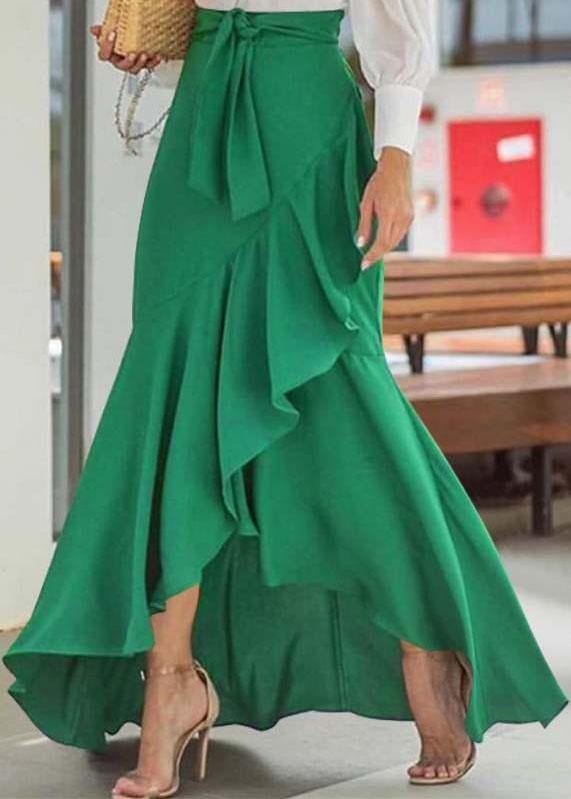 Elegant Ruffle Wrap Skirt - Luna