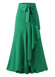 Elegant Ruffle Wrap Skirt - Luna