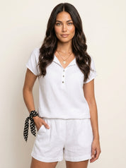 Elegant Satin Blouse - Claire