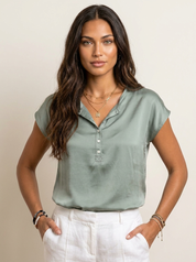 Elegant Satin Blouse - Claire