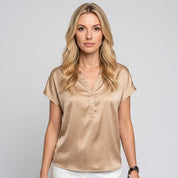 Elegant Satin Blouse - Claire