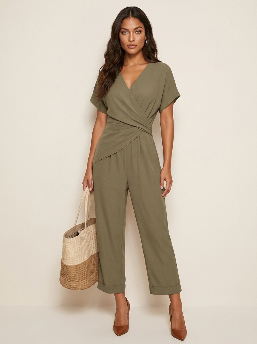 Elegant Twist Waist Jumpsuit - Sofia