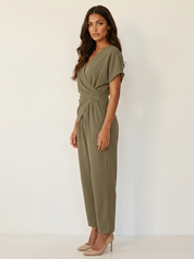 Elegant Twist Waist Jumpsuit - Sofia