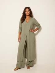 Elegant Two-Piece Set with Long Tunic - Amara