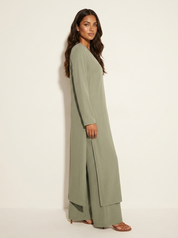Elegant Two-Piece Set with Long Tunic - Amara