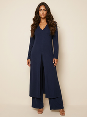 Elegant Two-Piece Set with Long Tunic - Amara
