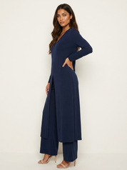 Elegant Two-Piece Set with Long Tunic - Amara