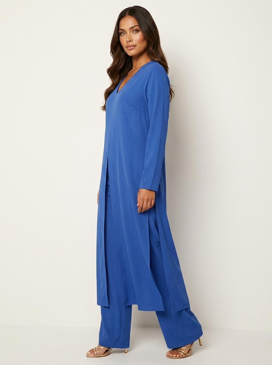 Elegant Two-Piece Set with Long Tunic - Amara