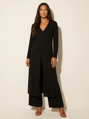 Elegant Two-Piece Set with Long Tunic - Amara