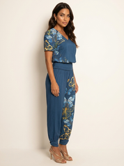 Elegant V-Neck Jumpsuit - Olivia