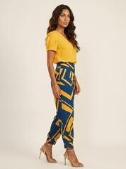 Elegant V-Neck Jumpsuit - Olivia