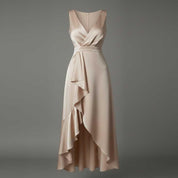 Elegant V-Neck Maxi Dress | Women's Summer Dress