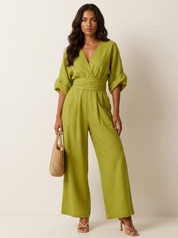 Elegant Wide-Leg Jumpsuit - Amara