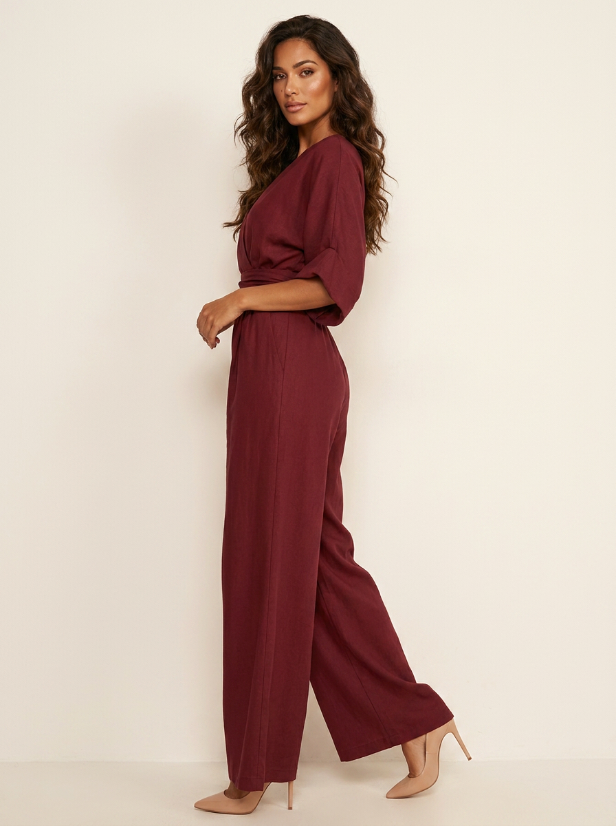 Elegant Wide-Leg Jumpsuit - Amara