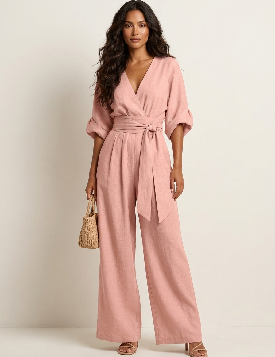 Elegant Wide-Leg Jumpsuit - Amara