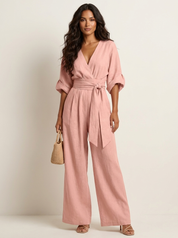 Elegant Wide-Leg Jumpsuit - Amara