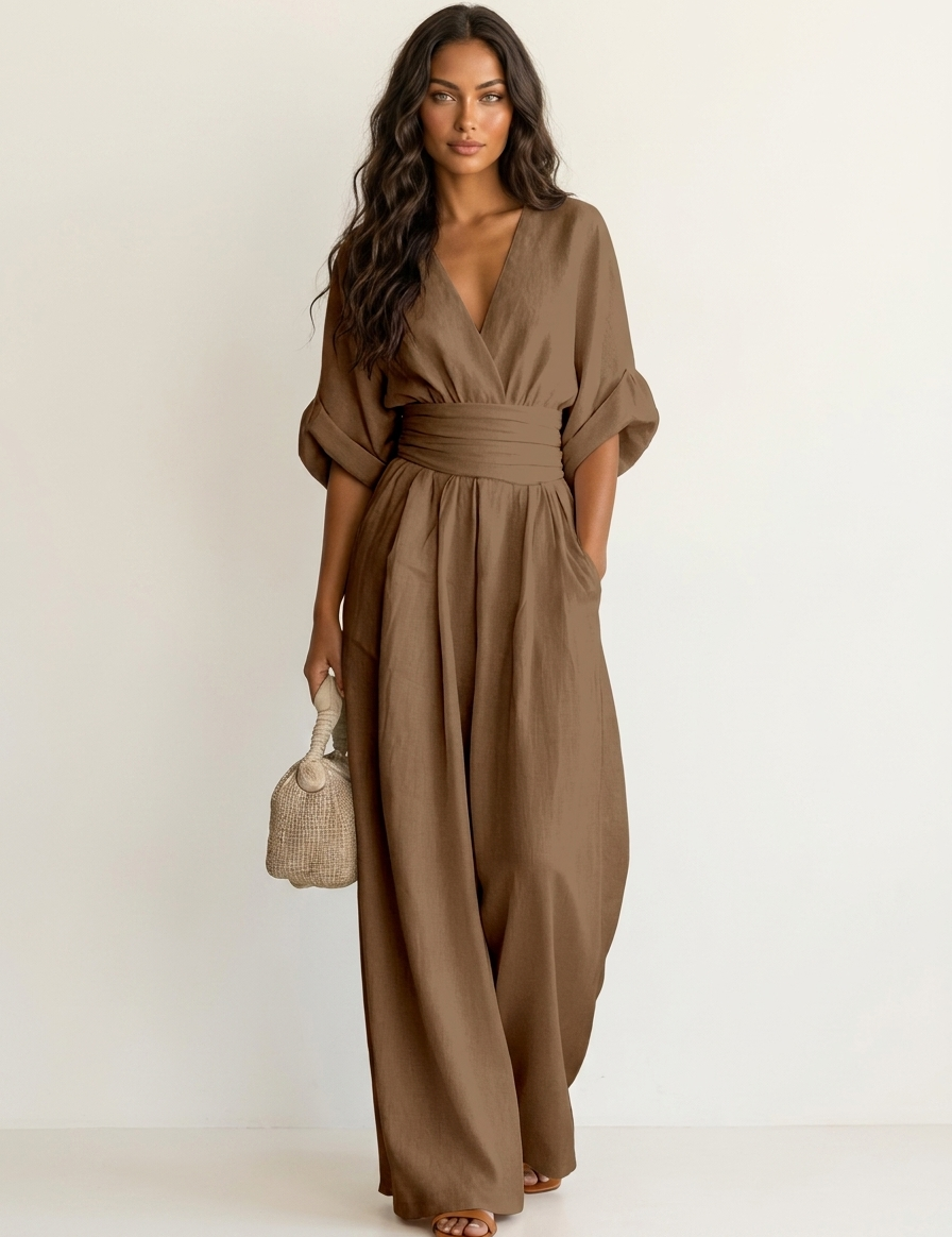 Elegant Wide-Leg Jumpsuit - Amara
