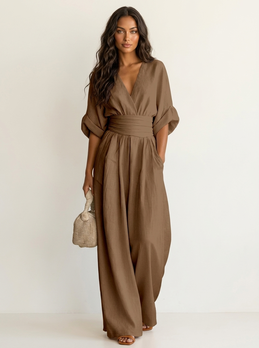 Elegant Wide-Leg Jumpsuit - Amara