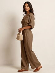 Elegant Wide-Leg Jumpsuit - Amara