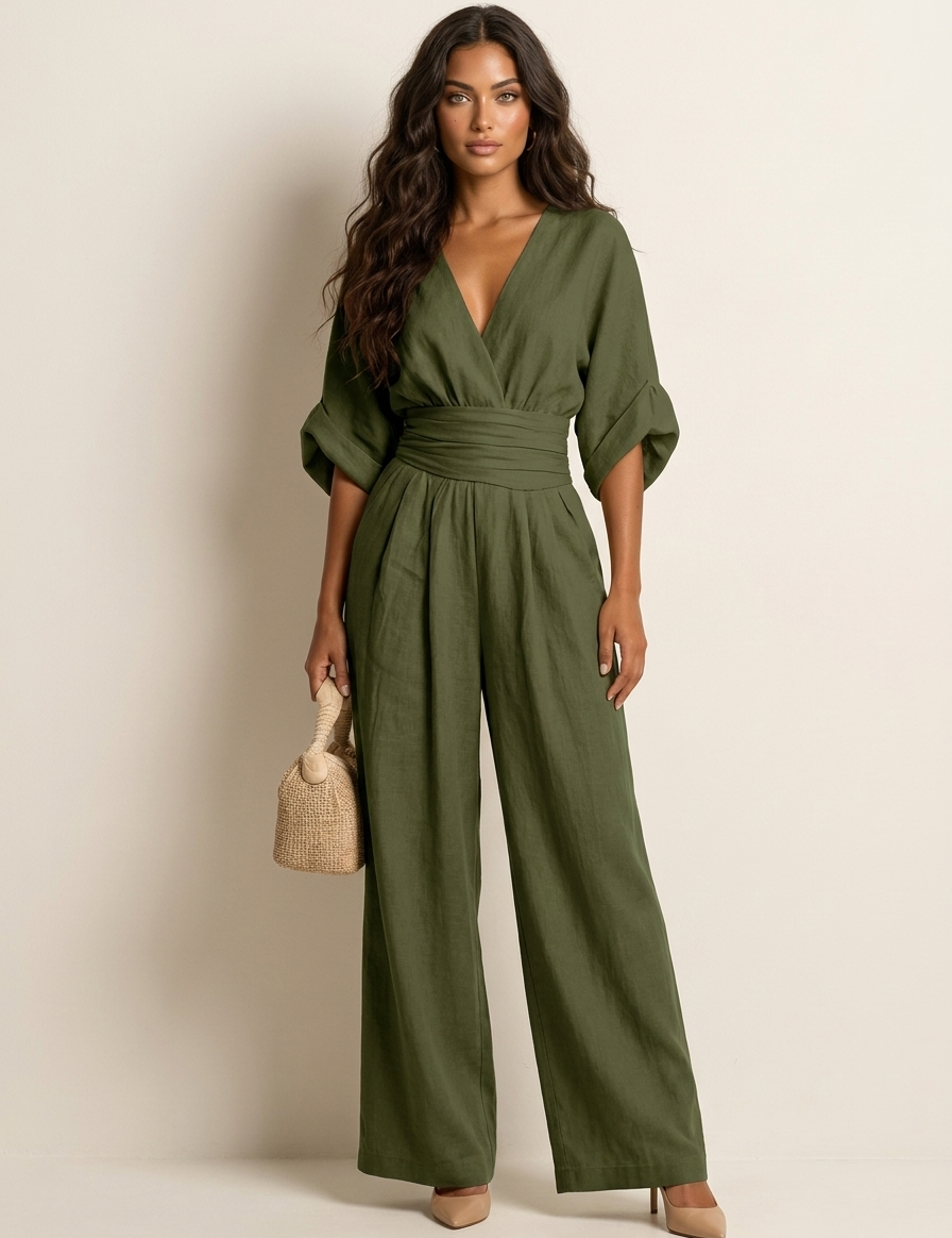 Elegant Wide-Leg Jumpsuit - Amara