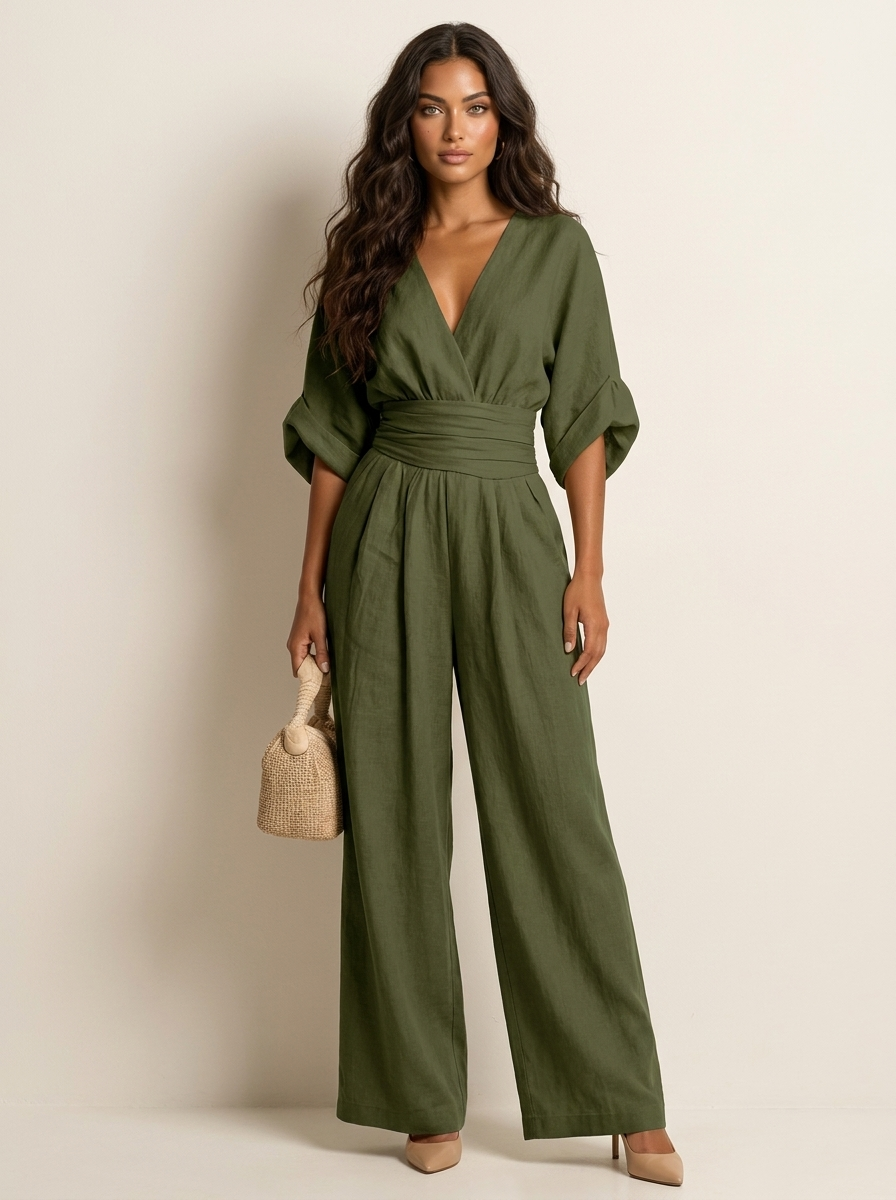 Elegant Wide-Leg Jumpsuit - Amara