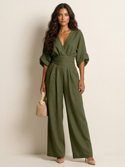 Elegant Wide-Leg Jumpsuit - Amara