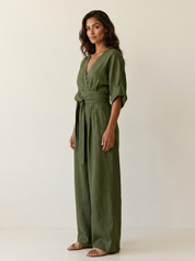 Elegant Wide-Leg Jumpsuit - Amara