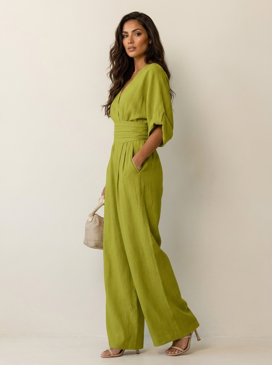 Elegant Wide-Leg Jumpsuit - Amara