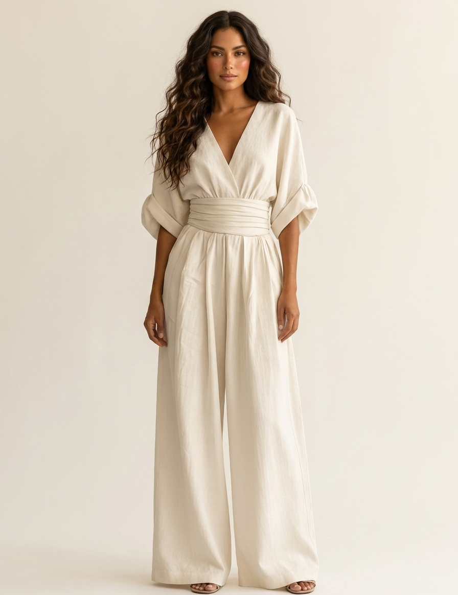 Elegant Wide-Leg Jumpsuit - Amara