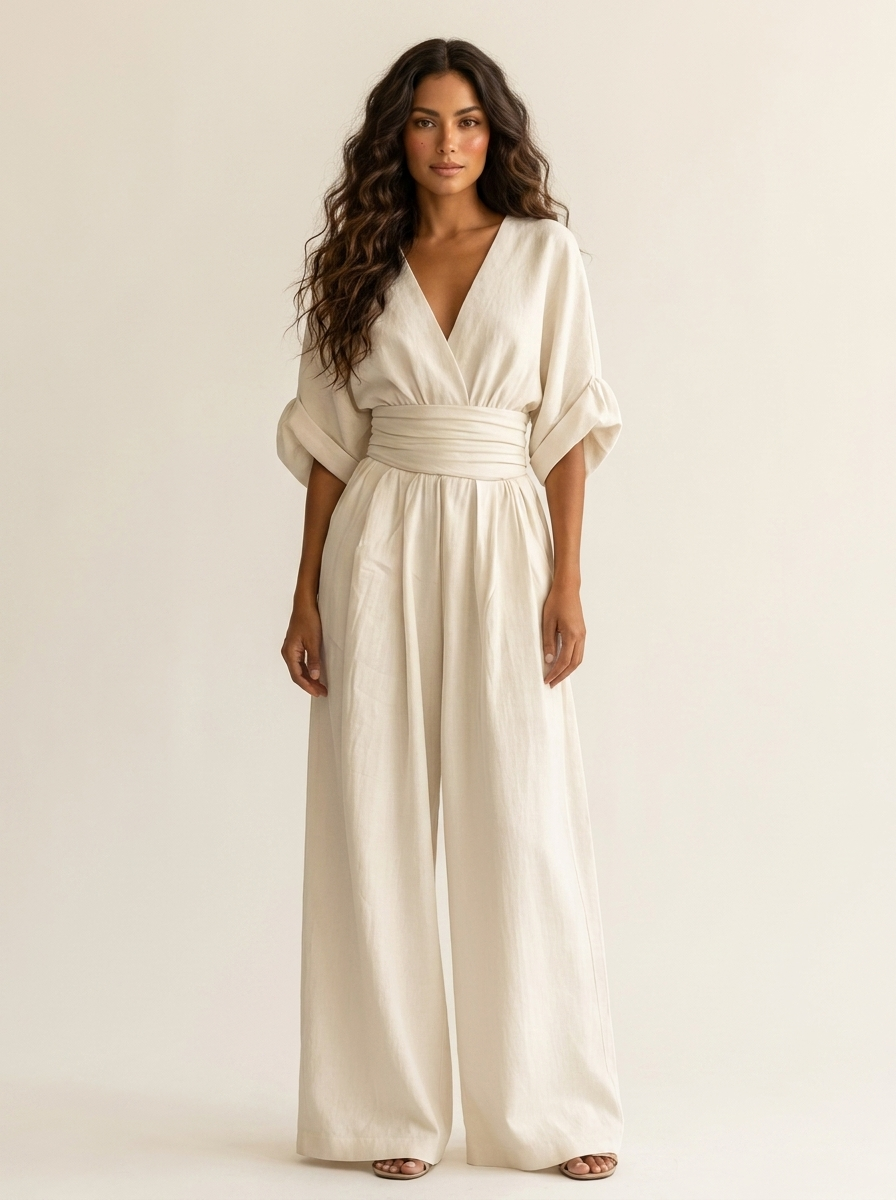 Elegant Wide-Leg Jumpsuit - Amara