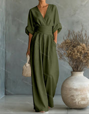 Elegant Wide-Leg Jumpsuit - Amara