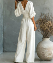 Elegant Wide-Leg Jumpsuit - Amara